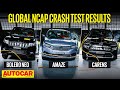 Global ncap crash test results  mahindra bolero neo honda amaze and kia carens  autocarindia1