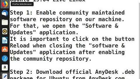 Installing AnyDesk on Ubuntu Linux 19.04