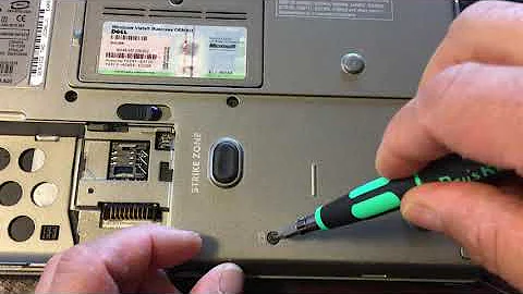 Dell Latitude D630 Hard Drive HDD Removal  (08-14-2020)