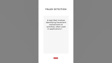 What is Fraud Detection #Shorts