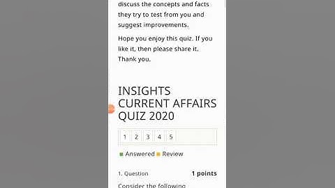 Insight Current Affairs Quiz 4 may 2021