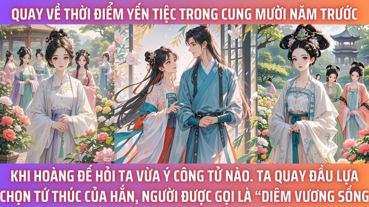 QUAY VỀ THỜI ĐIỂM YẾN TIỆC TRONG CUNG MƯỜI NĂM TRƯỚC. KHI HOÀNG ĐẾ HỎI TA VỪA Ý CÔNG TỬ NÀO. TA QUAY