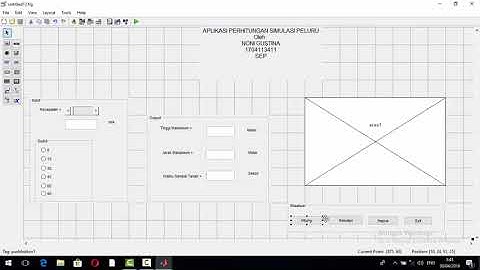 Cara Membuat Aplikasi Perhitungan Simulasi Peluru di Matlab Oleh Noni Gustina FPK UNRI