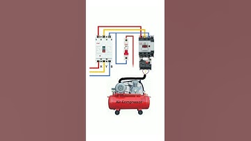 Power and control diagram for air compressor