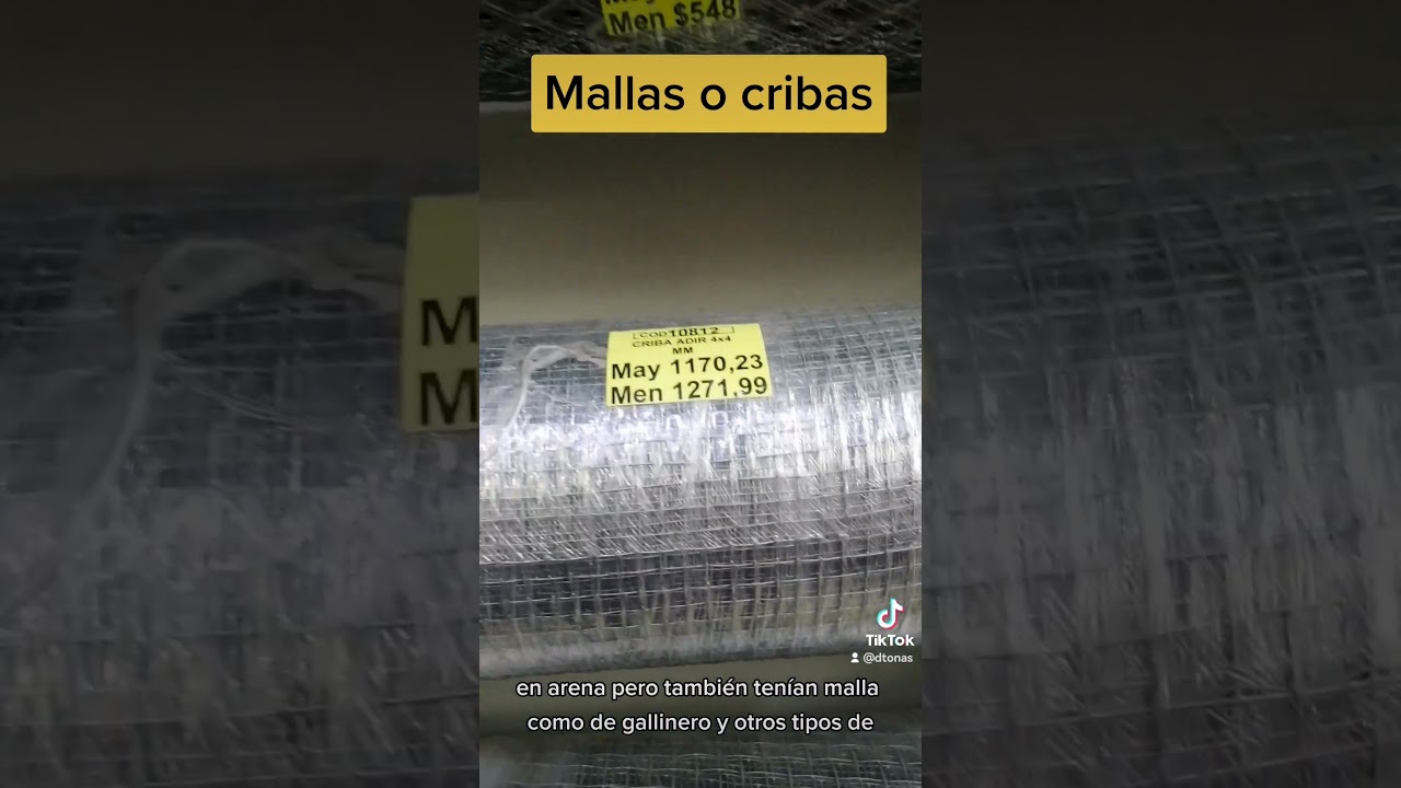 Mallas o cribas