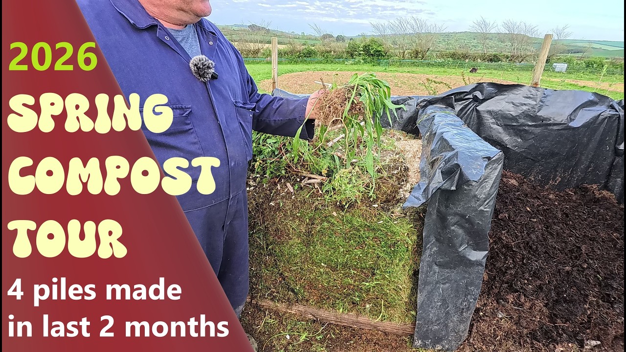 Composting Line Spring compost production line - YouTube
