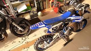 Как поменять поршень на кроссовом мотоцикле 2х тактном yamaha yz65