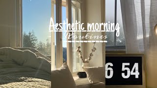 Aesthetic morning routines| TikTok Compilation 🤍💌