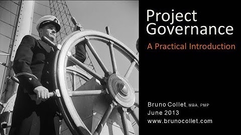 Project Governance - A Practical Introduction