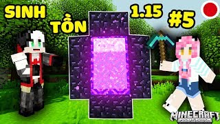 REDHOOD VÀ MỀU THỬ THÁCH SINH TỒN TRONG MINECRAFT 1.15 TẬP 5:REDHOOD CHẾ TẠO CÁNH CỬA ĐỊA NGỤC 1.15