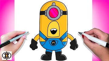 How To Draw Mega Minion Mel | Despicable Me 4