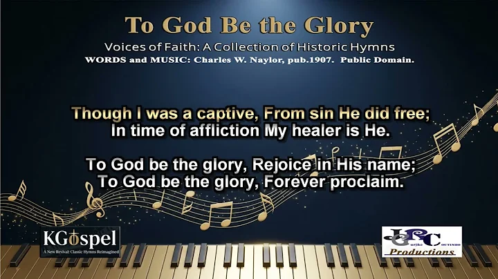 To God Be the Glory music 2 – Karaoke in English (Sing Along + Lyrics)