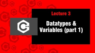 What is Datatypes and Variables | Lecture 3 | C++ Programming | By: Prof. Khaliq Mirza