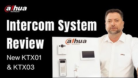 Dahua NEW Intercom KTX01 & KTX03 Review
