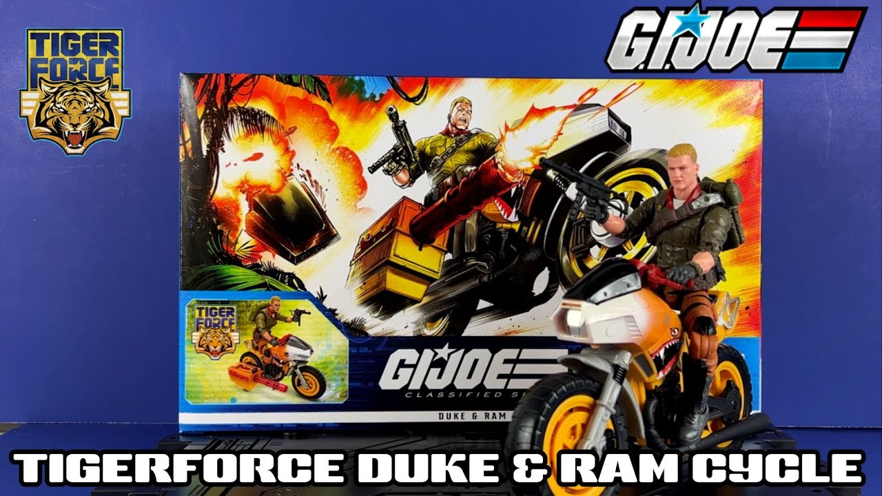 G.I. Joe Classified #40 Tigerforce DUKE and R.A.M. Cycle Review