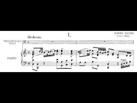 Score: Haydn Cello Concerto In C Major - Movement I