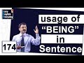 Being in English sentences |How to use being in English| Usage of being| ESL |Easy English Everyday