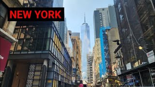 Live in NYC - Evening Walk in Lower Manhattan, IRL