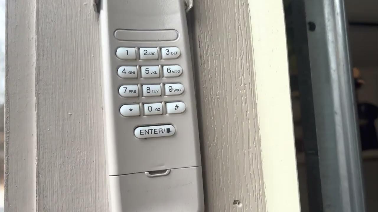 How to change the keypad code for liftmaster chamberlain craftsman