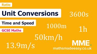 Ratio and Proportion - Unit Conversions Video 2
