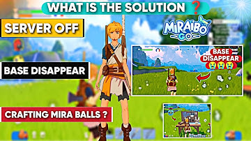 BASE DISAPPEAR PROBLEM 😭 | MIRA BALLS NOT CRAFT | SERVER OFF PROBLEM | MIRAIBO GO |PALWORLD DOWNLOAD