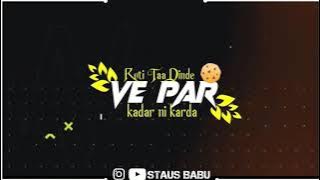 Maa Da Dil || Happy Raikoti || Black Screen Whatsapp Status || Latest Punjabi Song Status 2021 ||