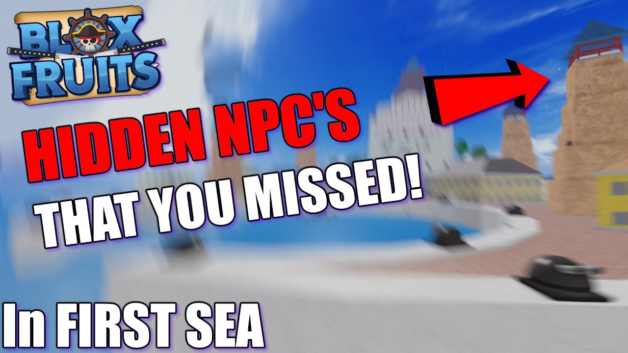 5 Secret Places In First Sea #bloxfruits #roblox