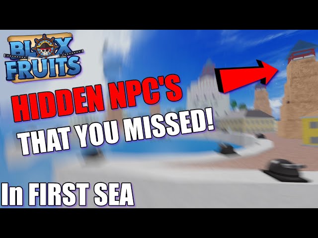 4 SECRET NPC In The First Sea That You Have MISSED - Blox Fruits 