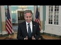 Secretary Blinken takes questions from the press