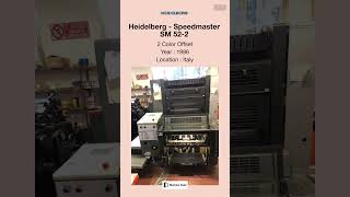 Used Offset Machine For Sale Heidelberg - Speedmaster Sm 52-2