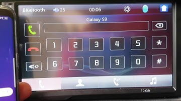 Head Unit : How to make a call using bluetooth car in Double din 7012B