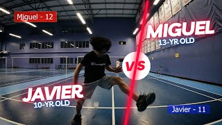 Miguel vs Javier #Badminton Match