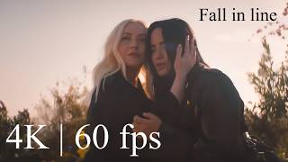 Celebrity Christina Aguilera & Demi Lovato - Fall in line ( Official Video 4K | 60 fps ) Wealth