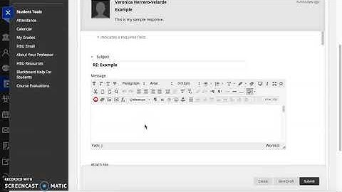 How to Respond to a Discussion Thread - Bb ORIGINAL