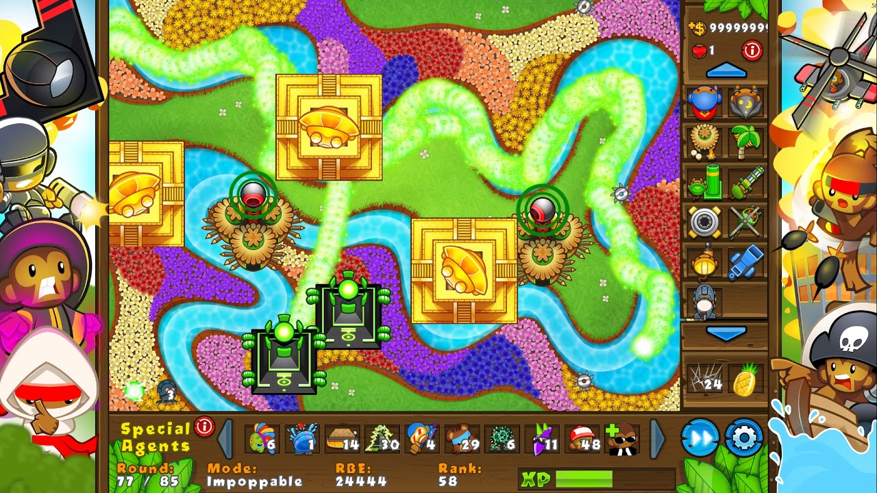 Bloons Tower Defense 5 Testing Cheats YouTube