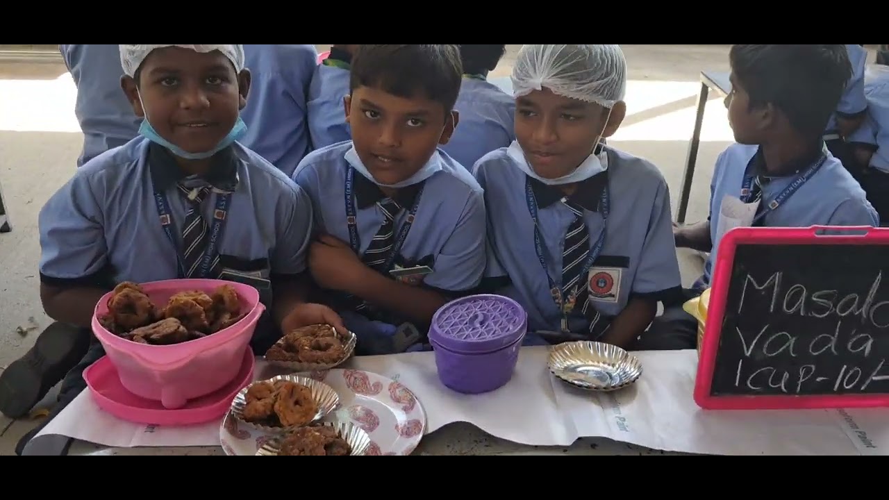 Food festival celebrations in our school by Olympiad students