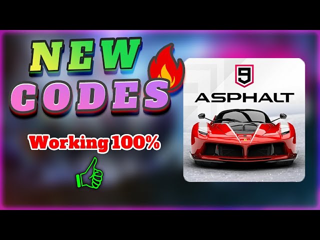 Asphalt 9 Redeem Codes (December 2023): Free Blueprints