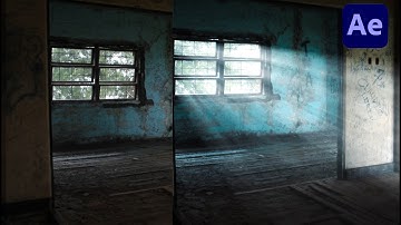 Add Window Volumetric Light | After Effects Tutorial in Hindi using Trapcode Shine - AE2022