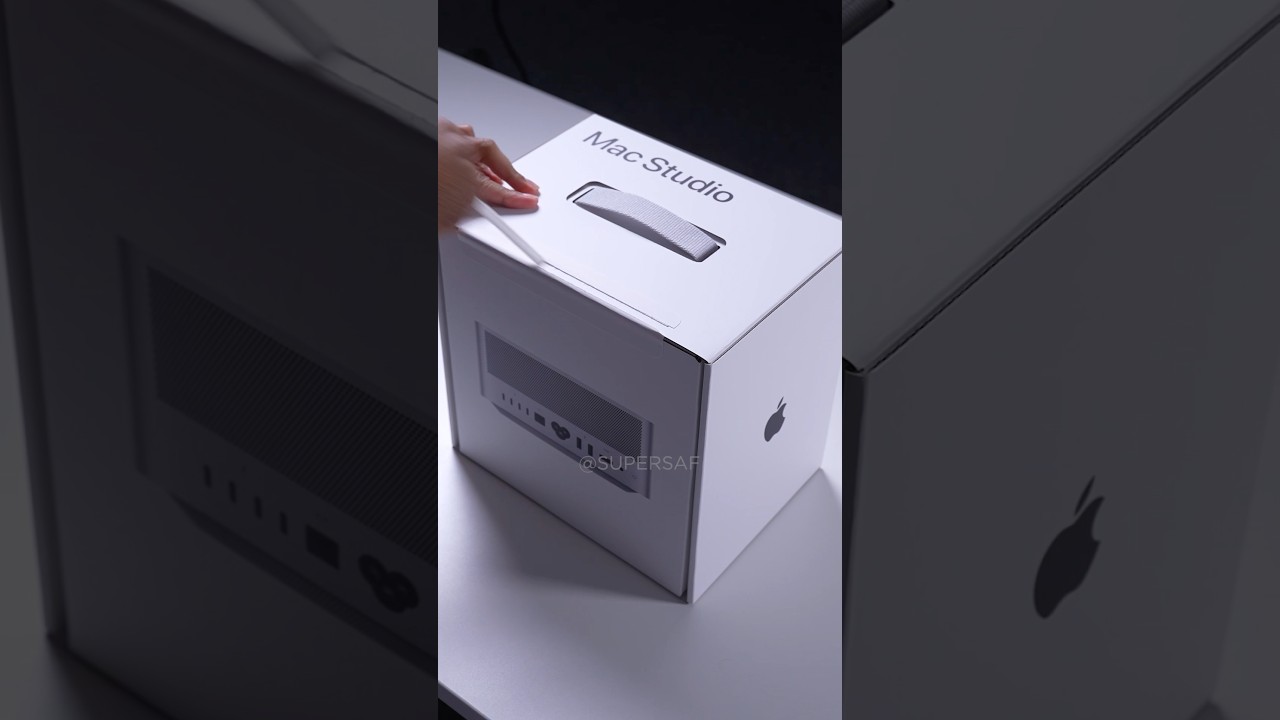 Mac Studio M5 Ultra ASMR Unboxing