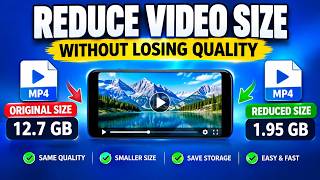 How To Reduce/Compress Video Without Losing Quality -  (Reduce Video File Size)