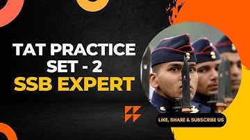 TAT Practice Set -2  II SSB Interview Preparation II Psychological Test in SSB.