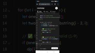 Decode Ways Problem Explained  Dynamic Programming JavaScript Solution (LeetCode)