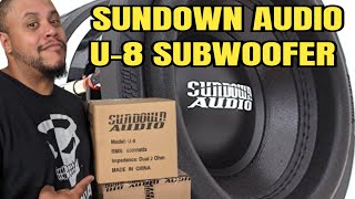 Bench testing Sundown Audio U8 subwoofer /check description