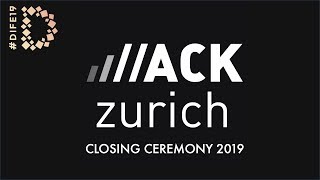 HackZurich Closing Ceremony 2019