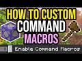 How To Use Command Macros In Minecraft Bedrock! (Save &amp; Paste Custom Commands!)