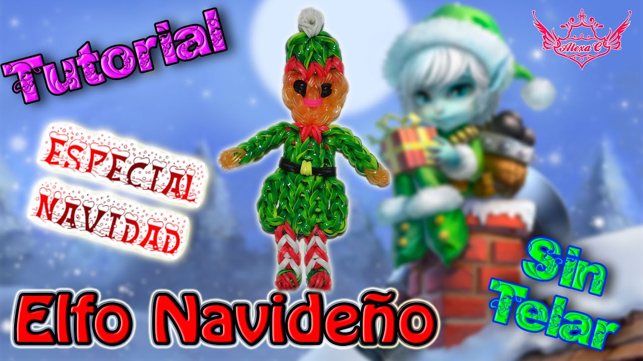 ♥ Tutorial[ESPECIAL NAVIDAD]: Elfo de Navidad (sin telar) ♥