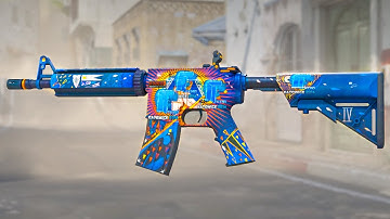 CS2 Updated TITAN Holo Katowice Sticker - M4A4 The Emperor + 4x TITAN Holo Sticker Craft