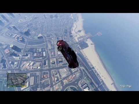 GTA 5 Swing Set Glitch Amazing Launch! (GTA V Gate Launch Glitch)