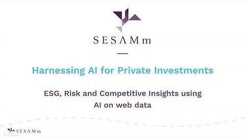 Webinar: Harnessing AI to Detect Controversies and Streamline Due Diligence