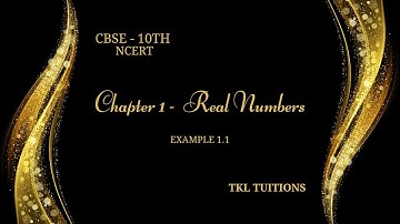 CBSE 10th Maths | Real Numbers | Chapter 1 | Example 1.1 | In Tamil